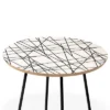 Gabriela Fuente Architecture Side Round Table Black - Deny Designs