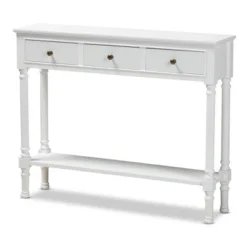3 Drawer Calvin Wood Entryway Console Table - Baxton Studio -Baxton Studio Shop GUEST aceaf8a8 aba2 41d9 ab9c 809a0dad6516