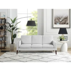 Nathan Stationary Sofa - Lifestyle Solutions -Baxton Studio Shop GUEST ad43d532 104d 433a b422 740e64441dfe
