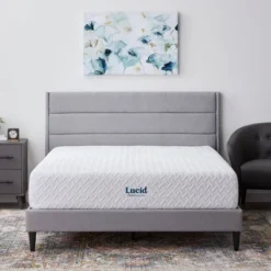 Lucid Comfort Collection 12" Memory Foam Mattress