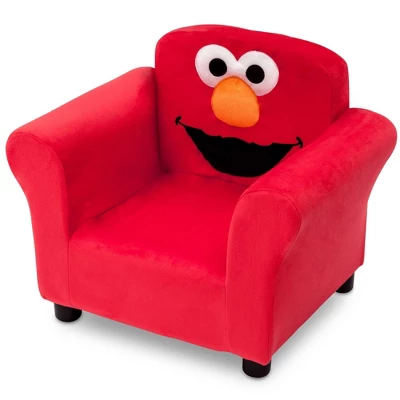 Sesame Street Elmo Upholstered Chair - Delta Children 2 Sesame Street Elmo Upholstered Chair - Delta Children - Image 2