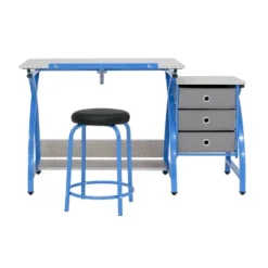 Comet Plus Drawing Table And Stool Set - Studio Designs -Baxton Studio Shop GUEST ae76355c 1f3b 49ce 9cc3 1613c2c84b4b