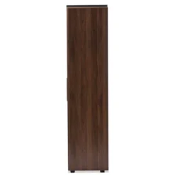7 Shelf Wardrobe Rikke Two-Tone Wood Storage Cabinet Brown - Baxton Studio 17 7 Shelf Wardrobe Rikke Two-Tone Wood Storage Cabinet Brown - Baxton Studio -Baxton Studio Shop GUEST aebccf9e 0b9e 48d0 858b c30247ab1622