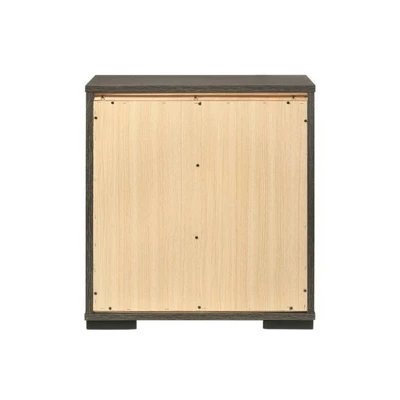 23" Escher Nightstand Gray Oak - Acme Furniture 3 23" Escher Nightstand Gray Oak - Acme Furniture - Image 3