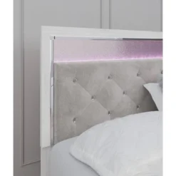 King/California King Altyra Upholstered Panel Headboard White - Signature Design By Ashley