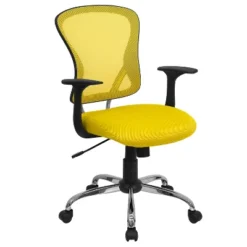 Emma And Oliver Mid-Back Mesh Swivel Task Office Chair With Chrome Base And Arms 30 Emma And Oliver Mid-Back Mesh Swivel Task Office Chair With Chrome Base And Arms -Baxton Studio Shop GUEST af72212f 455f 436e 9164 e13b44c86528