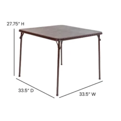 Flash Furniture Folding Card Table - Lightweight Portable Folding Table With Collapsible Legs -Baxton Studio Shop GUEST afb67dab 5596 46c0 a71f 464fbab9d258