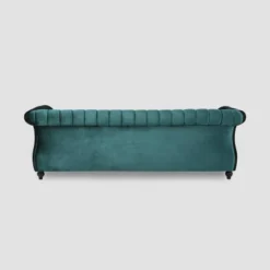 Bowie Modern Glam Velvet Sofa Teal - Christopher Knight Home -Baxton Studio Shop GUEST b0077f42 d7fe 4aa7 97a8 f05153ef47e4