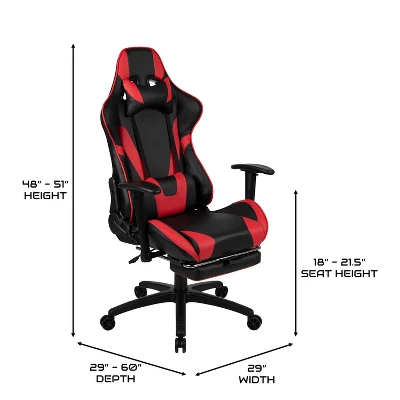 BlackArc Tango Gaming Desk & Chair Set - Reclining Gaming Chair With Slide-Out Footrest & Gaming Desk With Cupholder/Headphone Hook 8 BlackArc Tango Gaming Desk & Chair Set - Reclining Gaming Chair With Slide-Out Footrest & Gaming Desk With Cupholder/Headphone Hook - Image 8