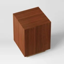 Wood And Metal Plinth Accent Table - Threshold™ -Baxton Studio Shop GUEST b0aa5303 be68 469f af51 3993844f9d1c