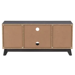 Hollywood Wood Grain TV Stand For TVs Up To 55" With Drawers Dark Gray - CorLiving -Baxton Studio Shop GUEST b0ed215b fe1e 4474 8b15 4ea9cdd81e21