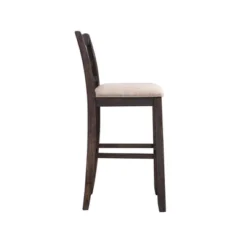 2pc 30" Stanford Swirl Back Barstool Set Smokey Walnut - Picket House Furnishings -Baxton Studio Shop GUEST b124b0d3 70a4 490c 9263 0332c10fda3d