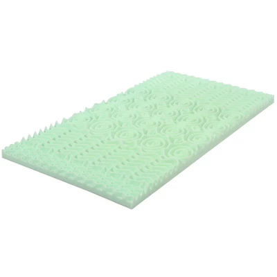 Costway 3 Inch Mattress Topper Cooling Air Foam 5-Zone Pad 10 Costway 3 Inch Mattress Topper Cooling Air Foam 5-Zone Pad - Image 10