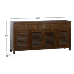 Rustic Wood Buffet Dark Brown - Olivia & May -Baxton Studio Shop GUEST b13d7fec d7b3 4bdd 8140 08d0ed4ed57a