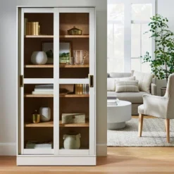 72" Promontory Cabinet With Sliding Doors - Threshold™ Designed With Studio McGee 21 72" Promontory Cabinet With Sliding Doors - Threshold™ Designed With Studio McGee -Baxton Studio Shop GUEST b155d4f0 eae2 44b5 8f8b 7a4c62886824