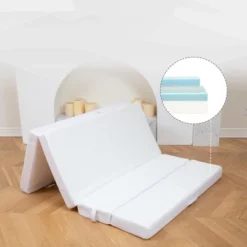 Cheer Collection 6" Memory Foam Folding Mattress -Baxton Studio Shop GUEST b1a86a8c 1f1b 458c 830c ce99897b7759