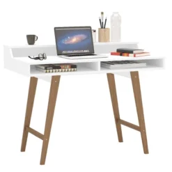 Hanover Writing Desk White - Polifurniture -Baxton Studio Shop GUEST b1c87829 bc47 4f15 8fa9 7a1f04a1d211