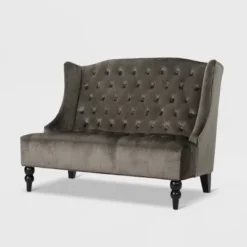 Leora Winged Loveseat - Christopher Knight Home 16 Leora Winged Loveseat - Christopher Knight Home -Baxton Studio Shop GUEST b24122d3 1f05 4a45 b958 5941f2609441