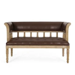 Loyning Traditional Upholstered Tufted Loveseat - Christopher Knight Home -Baxton Studio Shop GUEST b26999bf f7ef 4a95 b592 a7f627b84cae