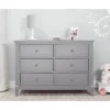 Sorelle Berkley 6 Drawer Double Dresser - Gray