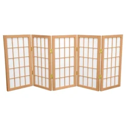2 Ft. Tall 5 Panels Desktop Window Pane Shoji Screen - Oriental Furniture 5 2 Ft. Tall 5 Panels Desktop Window Pane Shoji Screen - Oriental Furniture -Baxton Studio Shop GUEST b3d00cfa f195 41a5 8a34 12f7703027cf