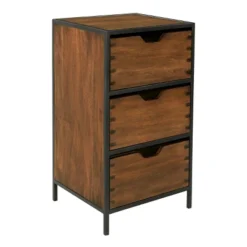 Clermont Office Cabinet Walnut - OSP Home Furnishings -Baxton Studio Shop GUEST b54cf767 8c15 4e7b b822 5f8e35640f1a