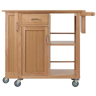 Douglas Kitchen Cart Natural - Winsome 3 Douglas Kitchen Cart Natural - Winsome - Image 3