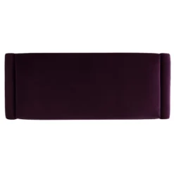 Kaia 47" Velvet Waterfall Upholstered Bench-The Pop Maison -Baxton Studio Shop GUEST b5793569 423e 404b 94ae 86e7d534a5fa