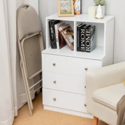 Costway 6 Pack Folding Chairs Portable Padded Office Kitchen Dining Chairs Beige -Baxton Studio Shop GUEST b5d03efa 3caf 4aa4 a86e c6bd706d5ddc