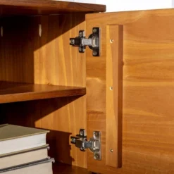 Solid Wood Mid-Century Modern TV Stand For TVs Up To 65" - Saracina Home 22 Solid Wood Mid-Century Modern TV Stand For TVs Up To 65" - Saracina Home -Baxton Studio Shop GUEST b6988a47 d2a1 42d2 b729 fbdccceb19f2