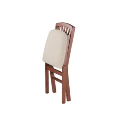 2pc Slat Back Folding Chairs Cherry - Stakmore -Baxton Studio Shop GUEST b6a599d9 d7bd 4e82 8fc3 ea885cbbc3b7