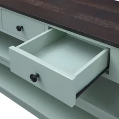 48" Solid Wood Top Modern Living Room Console Table With 3 Drawers And 2 Shelves - ModernLuxe 19 48" Solid Wood Top Modern Living Room Console Table With 3 Drawers And 2 Shelves - ModernLuxe -Baxton Studio Shop GUEST b6e800d4 af3e 4994 b833 d5b0d4513f16