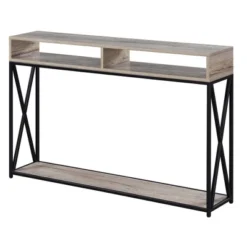 Tucson Deluxe Console Table With Shelf - Breighton Home -Baxton Studio Shop GUEST b711bd46 bcd0 4280 9211 a626006a284c