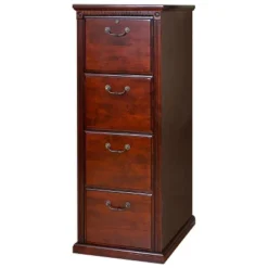 55" Huntington Club Four Drawer File Cabinet Cherry - Martin Furniture -Baxton Studio Shop GUEST b73f3ab1 5907 44ce af1f b661c3fa7b56
