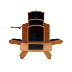 Marie Jewelry Armoire Oak - Powell Company -Baxton Studio Shop GUEST b79e6683 dc1b 466a a005 bca49b1cc345