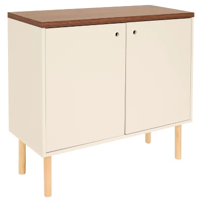 Sunnydaze Decor Sunnydaze Indoor Mid-Century Modern 2-Door Accent Buffet Cabinet With Shelves 12 Sunnydaze Decor Sunnydaze Indoor Mid-Century Modern 2-Door Accent Buffet Cabinet With Shelves - Image 12