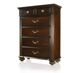 3pc California King Pennings Traditional Bed Set And Nightstand With Chest Dark Walnut - HOMES: Inside + Out -Baxton Studio Shop GUEST b84ab15b 290e 4094 905f 6a67db0bd278