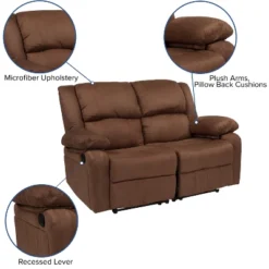 Flash Furniture Harmony Series Loveseat With Two Built-In Recliners 18 Flash Furniture Harmony Series Loveseat With Two Built-In Recliners -Baxton Studio Shop GUEST b88651d9 39d8 4988 95f0 78e0ea568dbc