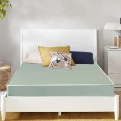 Continental Sleep, 5-Inch Vinyl Tight Top Double Sided Medium Firm Waterproof Mattress,