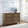 Sedona 6 Drawer Dresser Toffee Brown - Home Styles