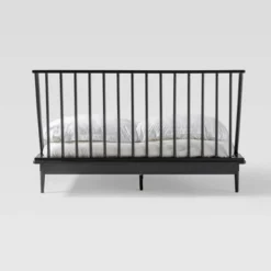 Boho Solid Wood Spindle Platform Bed - Saracina Home -Baxton Studio Shop GUEST b8d271bd 790c 4a0d a2b2 01db1fc34a9d