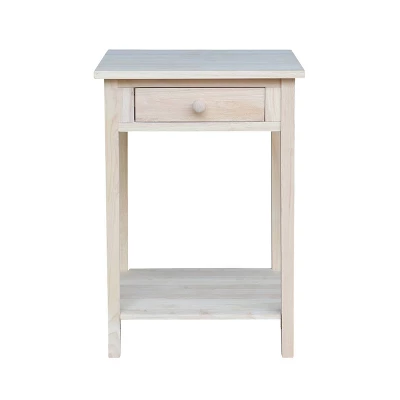 21" Nightstand Unfinished - International Concepts 1 21" Nightstand Unfinished - International Concepts