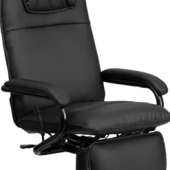 Emma And Oliver High Back Black LeatherSoft Executive Reclining Ergonomic Office Chair With Arms -Baxton Studio Shop GUEST ba19eff9 8720 4ac6 ad2d 719d67e1234d