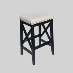 Set Of 2 Greely Farmhouse Barstools - Christopher Knight Home -Baxton Studio Shop GUEST ba9c989b e028 4834 917b b967bb75848c
