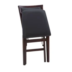2pc Claire Folding Chair Espresso - Linon -Baxton Studio Shop GUEST badcb8af 24c4 4e62 89bc 024336727d09