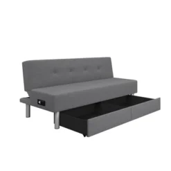 Wilton Dream Convertible Futon Sofa Bed Charcoal - Serta -Baxton Studio Shop GUEST bae3c144 5e56 4a3b b7d9 5ed6218d6bcc