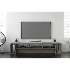 Rustik 3 Shelf TV Stand For TVs Up To 80" - Nexera