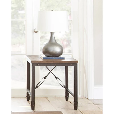 Jersey End Table Antique Oak - Steve Silver 1 Jersey End Table Antique Oak - Steve Silver