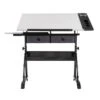 Core Drawing Table And Stool Set Charcoal Black/White - Studio Designs