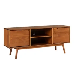 Solid Wood Mid-Century Modern TV Stand For TVs Up To 65" - Saracina Home 28 Solid Wood Mid-Century Modern TV Stand For TVs Up To 65" - Saracina Home -Baxton Studio Shop GUEST bcf10612 ab1c 44cb 835f 7b34eadc967d